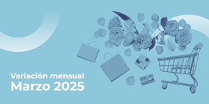 Variación mensual del Índice Pogen Marzo 2025