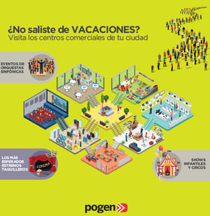 ¿No saliste de vacaciones?, vista los centros comerciales de tu ciudad